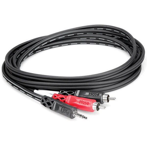 Main product image for Hosa CMR-206 3.5mm TRS to Dual RCA Stereo Break 241-9005